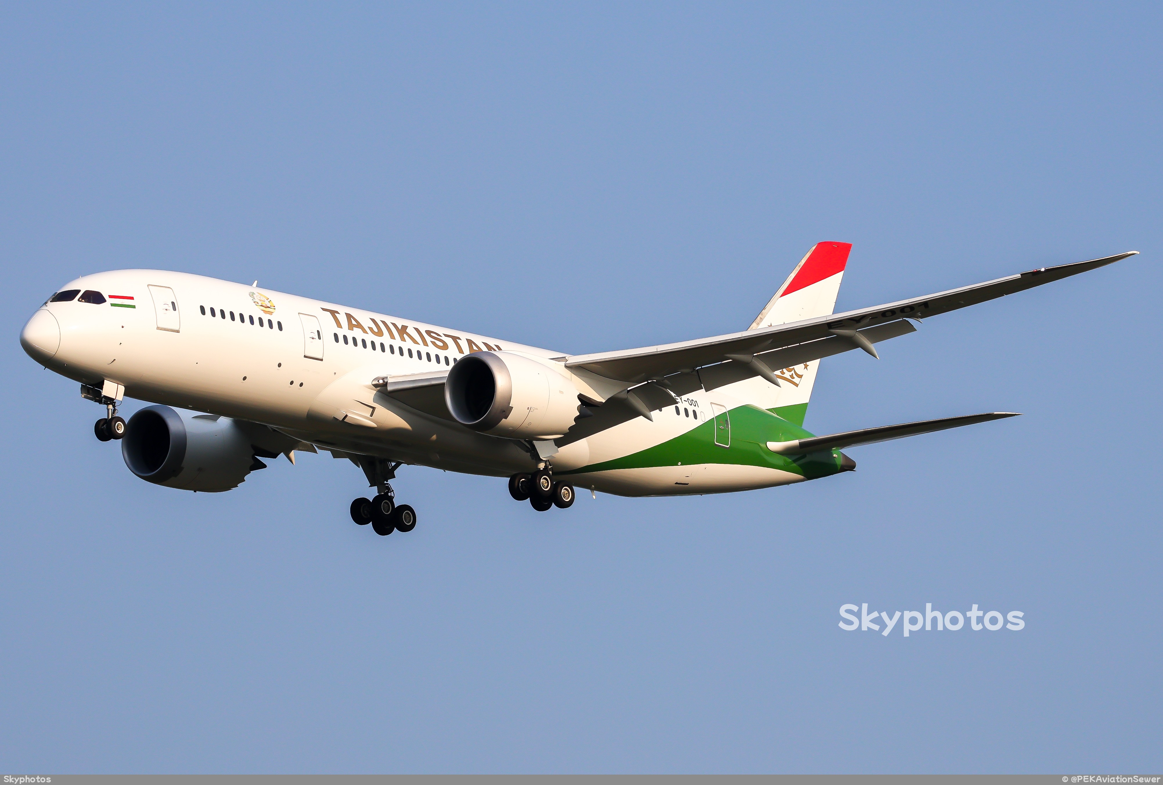 塔吉克斯坦政府 Boeing 787-9